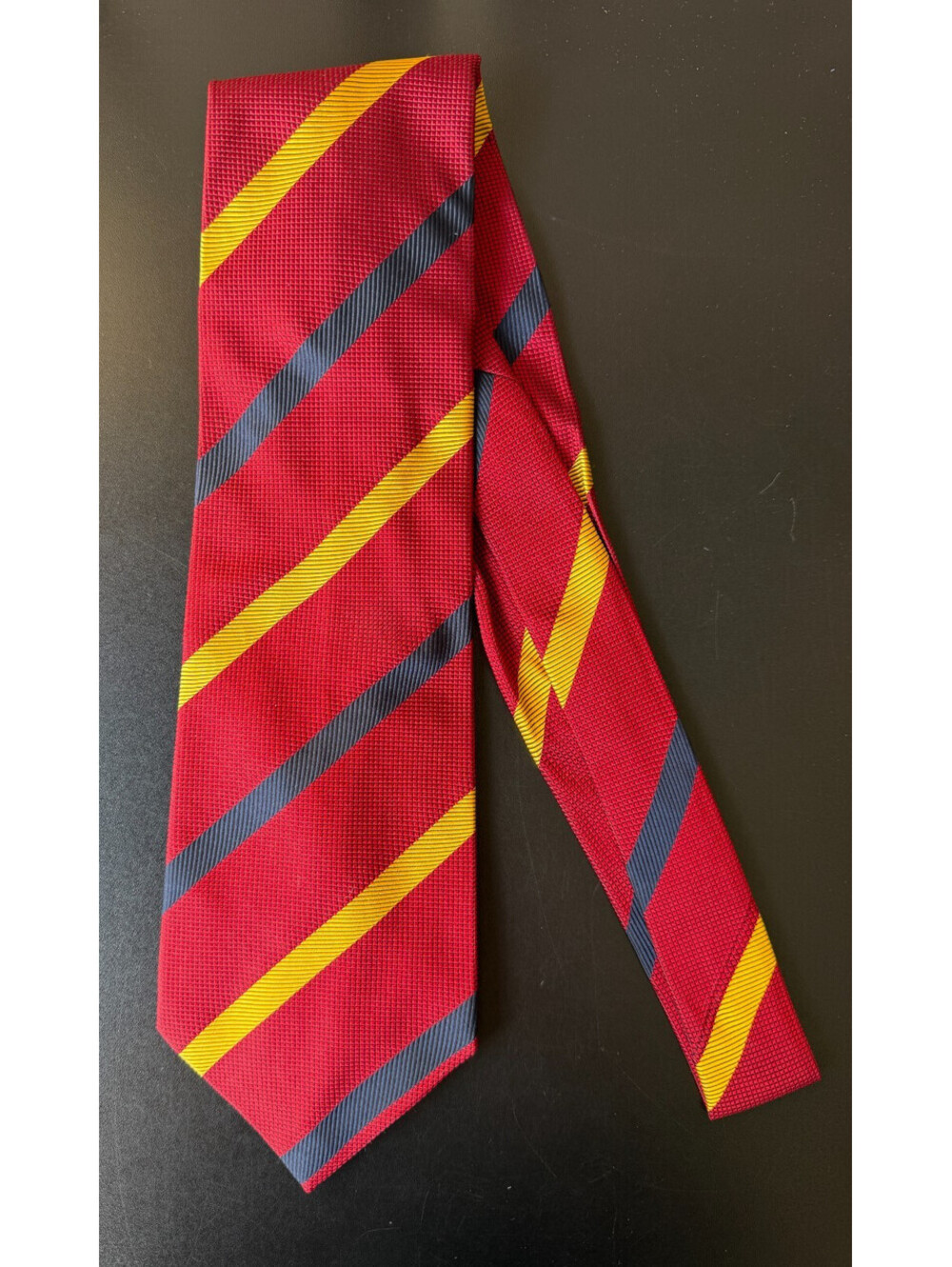 Mens Vintage Burberrys London Classic 100% All Silk Luxury Striped Tie #6